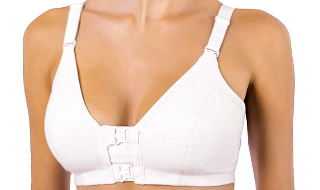 woman in a compression sports bra